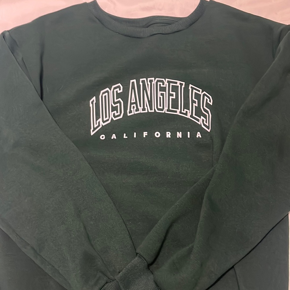 green crewneck